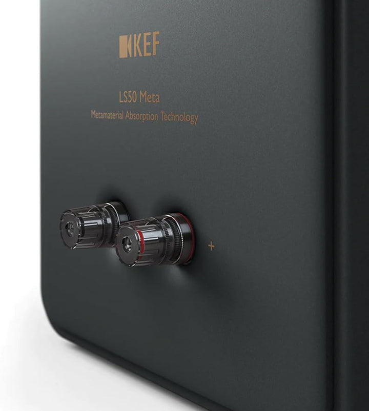 KEF LS50 Meta Regallautsprecher Carbon Black, Monitorlautsprecher | HiFi | Heimkino | 40-100 Watt, C