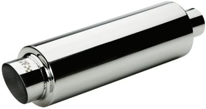 Summex PAN1000 Schalldämpfer, Edelstahl, 90 mm Rostfrei Int.60mm. Ext.90mm. Lrg.485mm., Rostfrei Int