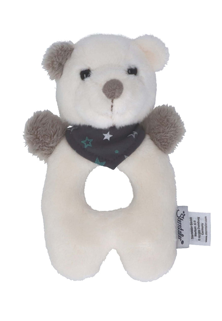 Sterntaler Baby Unisex Greifling Baby Greifling Eisbär Elia - Baby Greifling, Greiflinge für Babys,