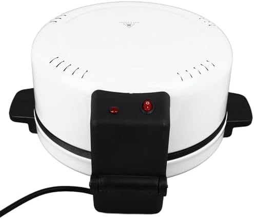 Elektrischer 12-Zoll-Pizzaofen, 2000 W Leistung, Pizza- und Arabischer Brotbackautomat mit Knusprige