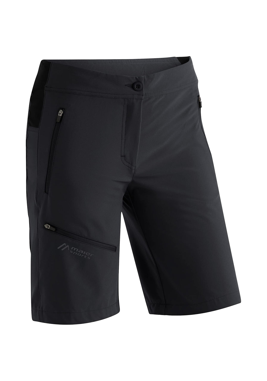 Maier Sports Damen Wander-Shorts Latitshortvario 36 Schwarz, 36 Schwarz
