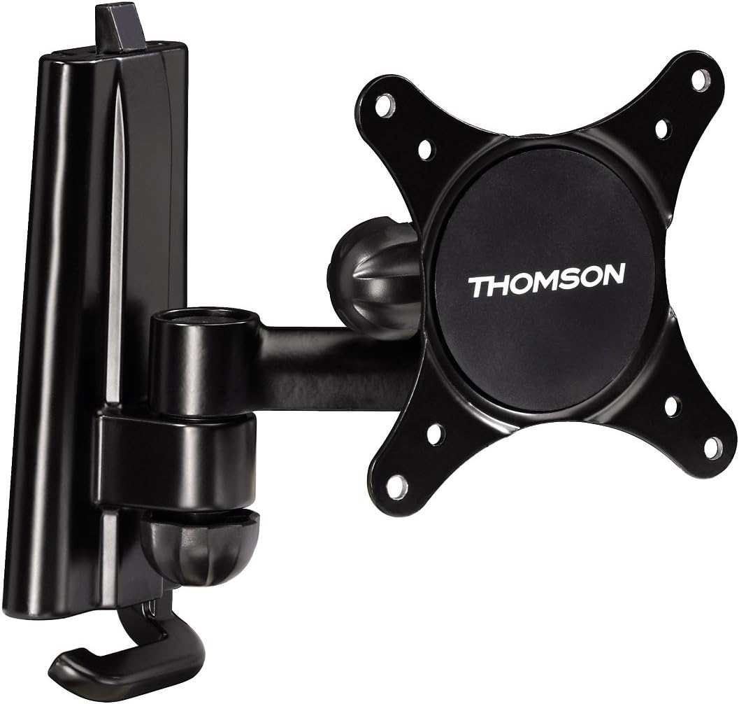 Thomson TV Wandhalterung, Move, für 25 - 94 cm (10 - 37 Zoll) Fernseher, max.25 kg, Schwarz