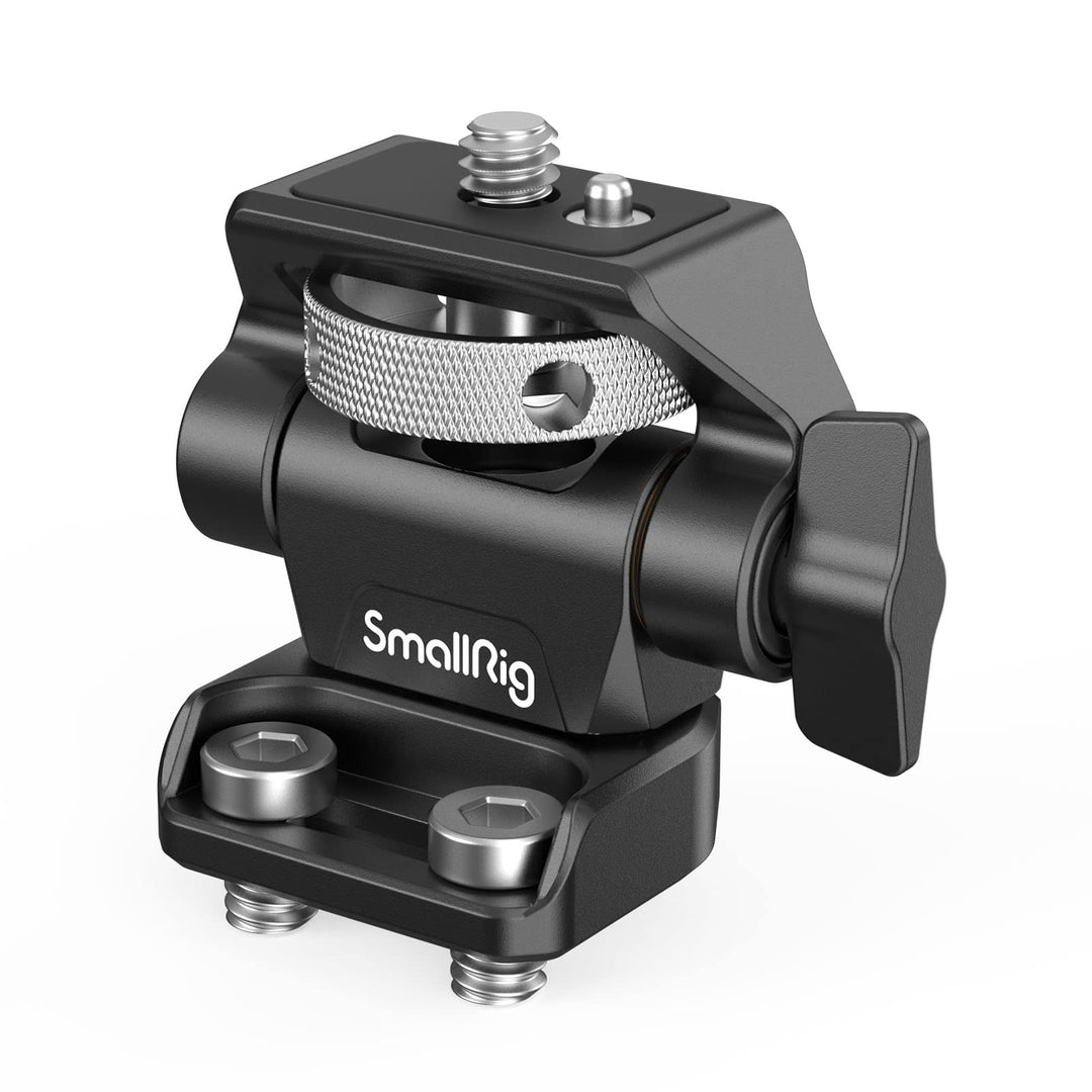 SMALLRIG Kamera Monitor Mount, Swivel 360° and Tilt 180°, Verstellbare Halterung mit 1/4"-20 Schraub