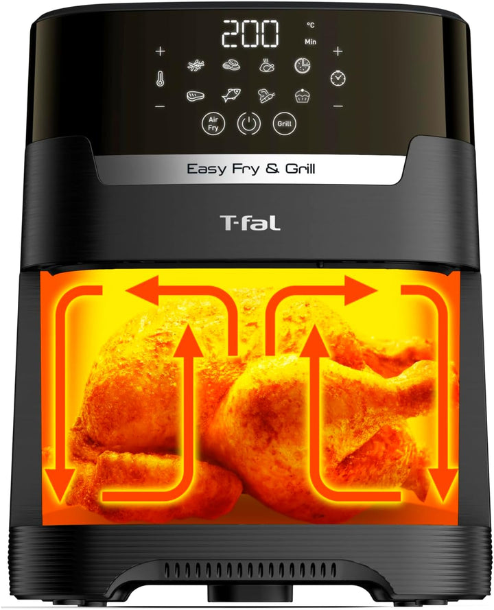 Tefal EY5058 Easy Fry & Grill Precision Heissluftfritteuse | 2-in-1 Technologie (Heissluftfritteuse
