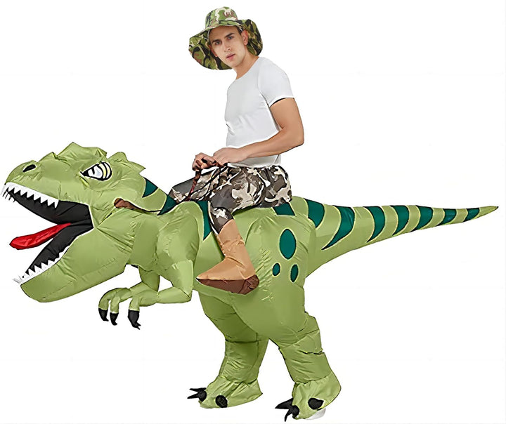 FXICH aufblasbares Dinosaurierkostüm für Erwachsene,aufblasbares Dinosaurierkostüm für Halloween,auf
