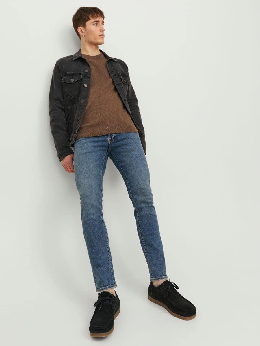 JACK & JONES Male Slim Fit Jeans JJIGLENN JJFOX SBD 948 NOOS Slim Fit Jeans 33W / 30L Blauer Denim 1