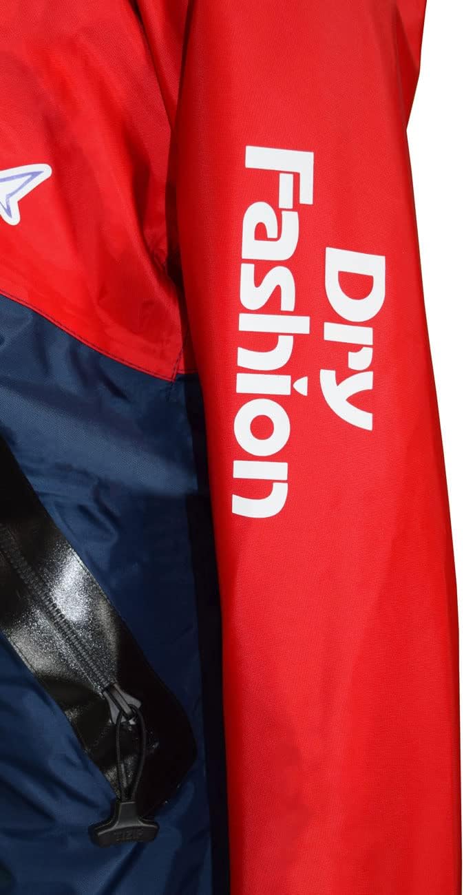 Dry Fashion Unisex Trockenanzug Sailing Standard Nylon schwarz/rot M, schwarz/rot M