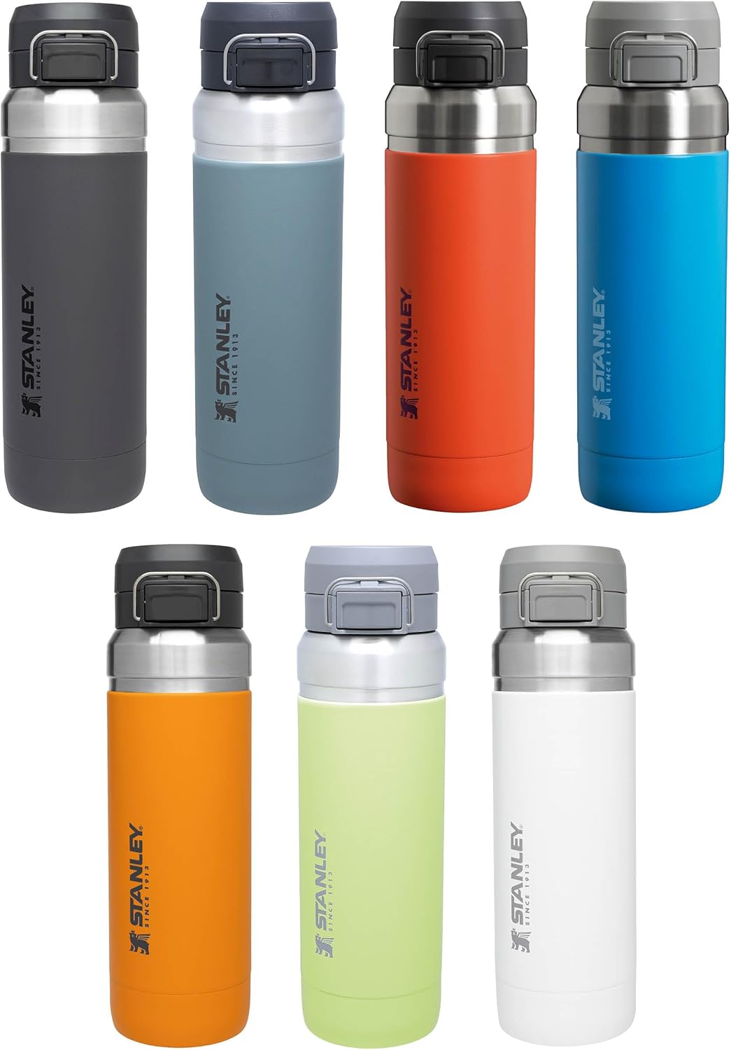 Stanley Quick Flip Trinkflasche Edelstahl - Hält 7+ Stunden Kalt - Wasserflasche BPA-Frei - Spülmasc