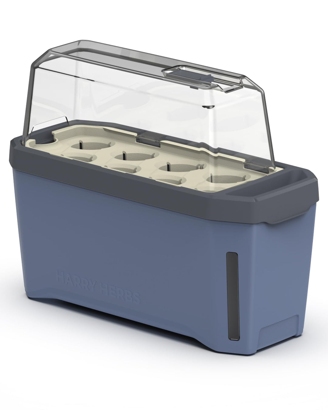 Harry Herbs - 4 in 1 Kräutertopf - Anzucht - Microgreens - Hydroponik - integriertes Wasserreservoir