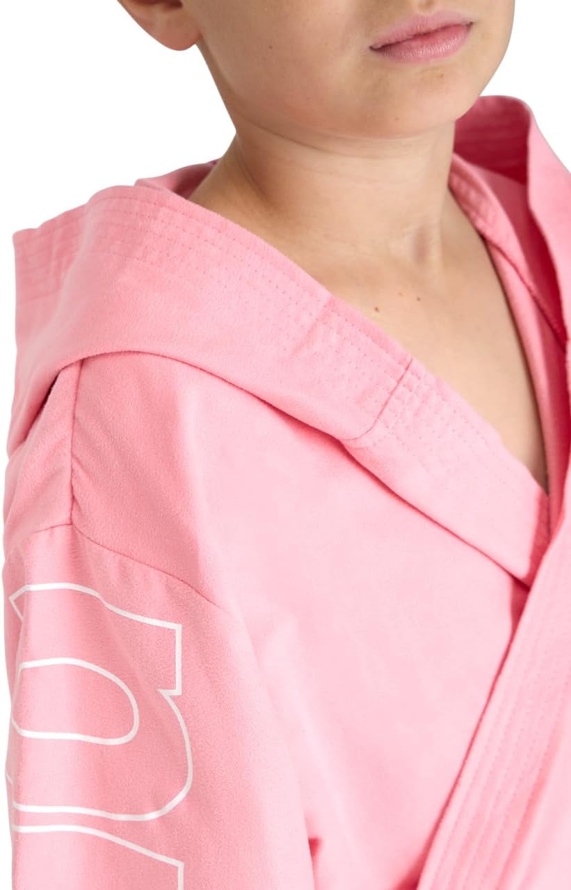 ARENA Jungen Zeal Plus Jr Bademäntel (1er Pack) 8-9 Jahre PINK-WHITE, 8-9 Jahre PINK-WHITE