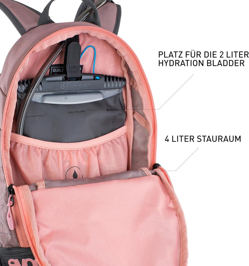 EVOC JOYRIDE 4 Kinderrucksack leichter Performance-Rucksack für Ausflüge & Outdoor Sport-Aktivitäten