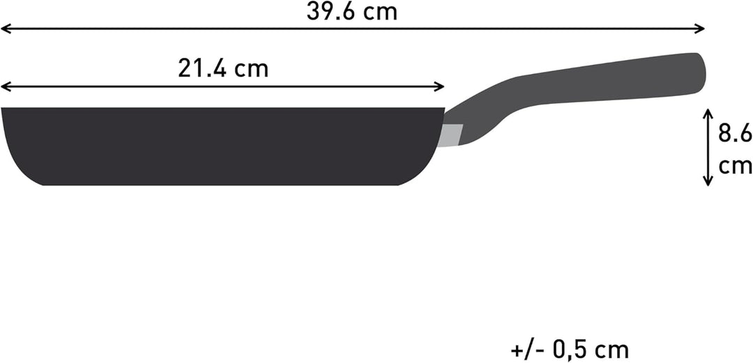 Tefal Nordica Edelstahl-Keramikpfanne 20 cm, Antihaftversiegelung, integrierter Thermo-Signal Temper