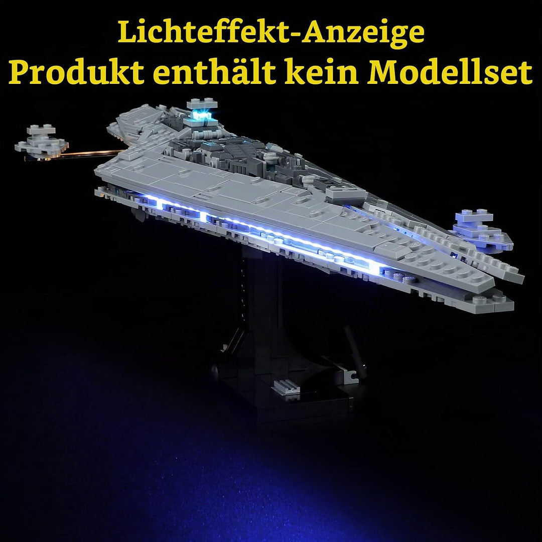 GEAMENT LED Licht-Set Kompatibel mit Lego Supersternzerstörer Executor (Executor Super Star Destroye