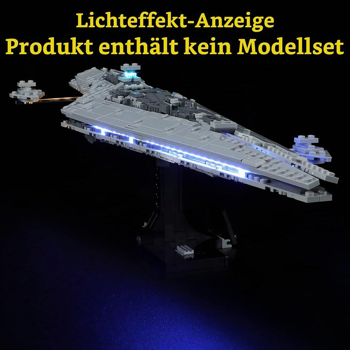 GEAMENT LED Licht-Set Kompatibel mit Lego Supersternzerstörer Executor (Executor Super Star Destroye