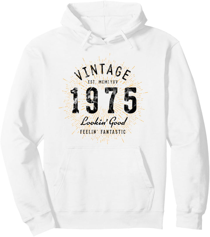 Vintage Geburtstag geboren 1975 Pullover Hoodie