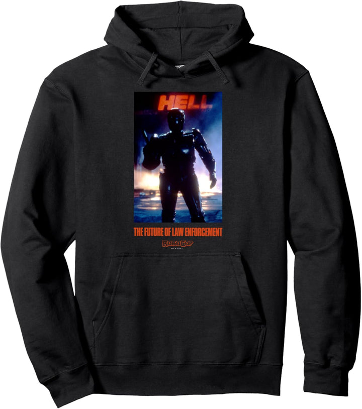 RoboCop The Future Of Law Enforcement Portrait Pullover Hoodie