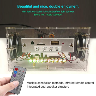 Yunseity DIY Bluetooth-Lautsprecherbox-Kit, Bauen Sie Ihr Eigenes DIY-Verstärker-Kit, Kleiner Elektr