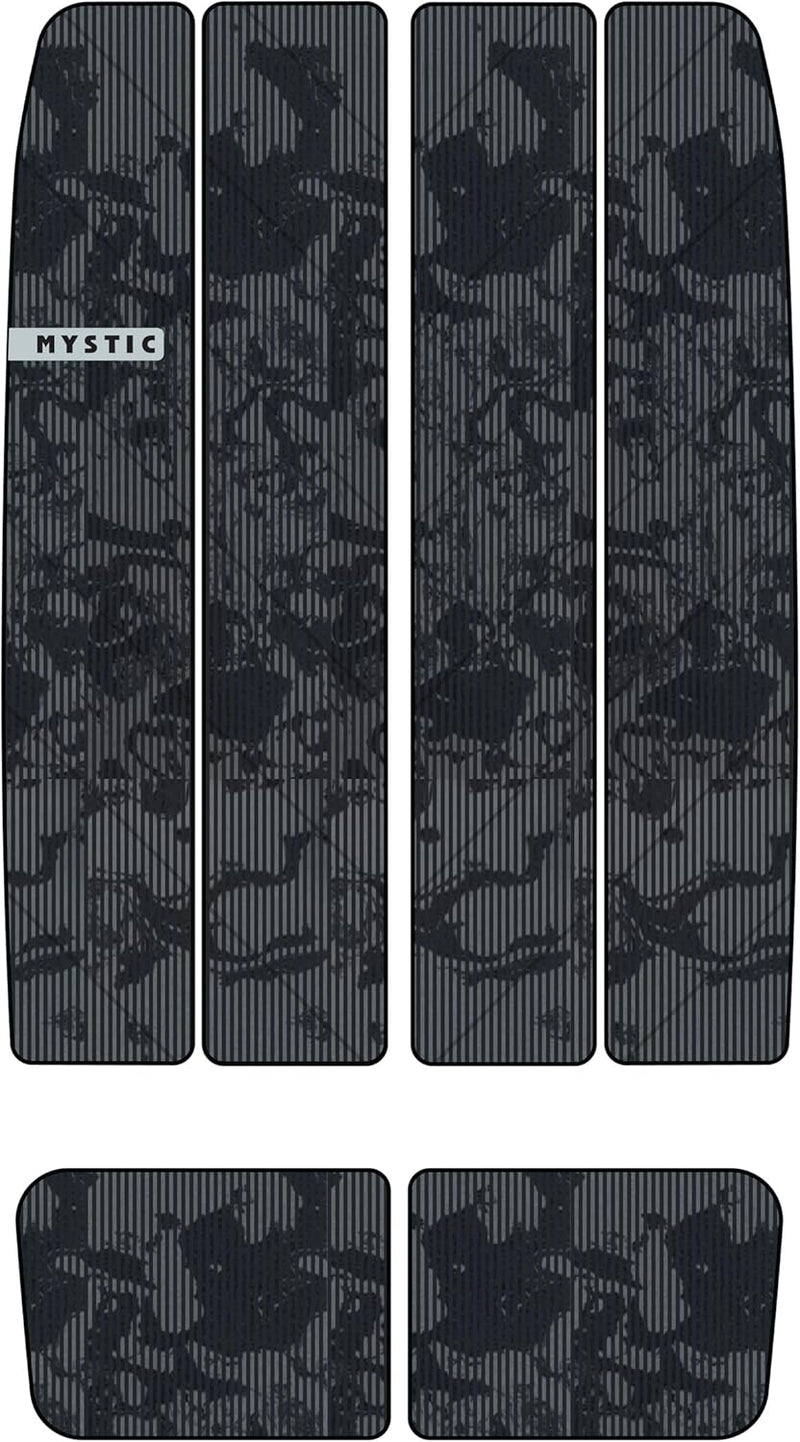 Mystic Watersports - Surf Kitesurf & Windsurfing Ambush Mid und Front Deckpad - Schwarz - Diagonale