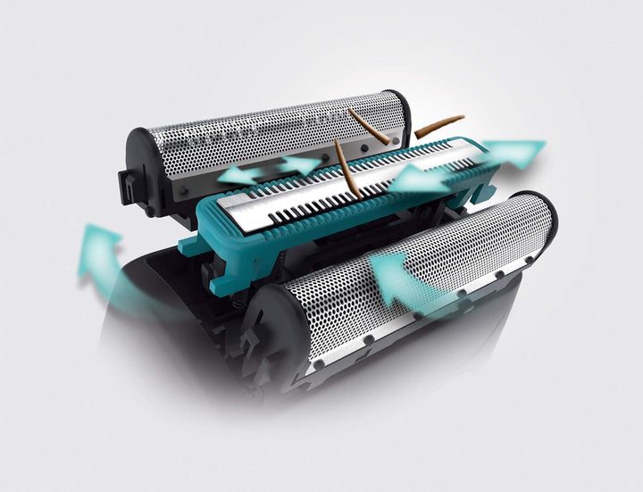 Remington Rasierer Herren Elektrisch F6 Aqua (Nass- & Trocken- Rasierapparat, 100% Wasserdicht, ausk