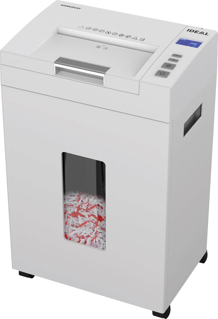 Autofeed Aktenvernichter IDEAL Shredcat 8292, 200 Blatt Papierstapel mit automatischem Einzug schred