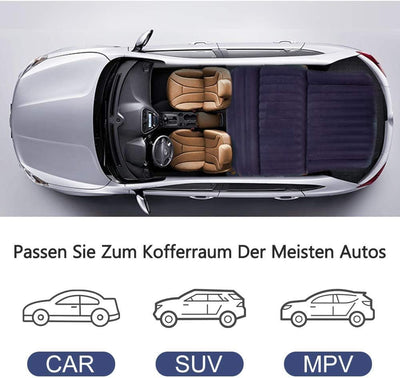 QDH SUV Auto Luftmatratzen-Camping Aufblasbare Matratze-Aufblasbares Bett für den Auto-Rücksitz-Dick
