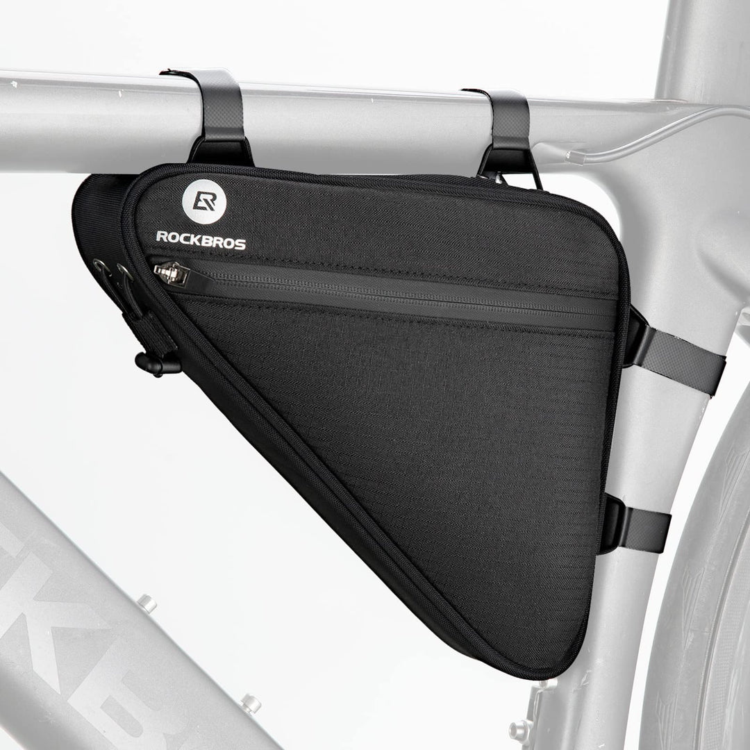 ROCKBROS Fahrrad Rahmentasche Fahrradtasche Dreieckstasche 1,5 L Grosse Kapazität Werkzeugtasche Was