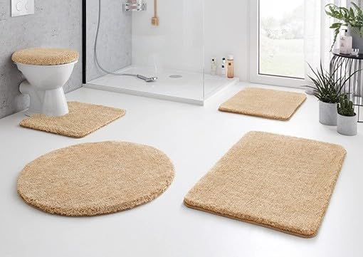Kleine Wolke Badteppich, Mikrofaser, Champagner, 1 cm cm 50 x 80 cm Champagner, 50 x 80 cm Champagne