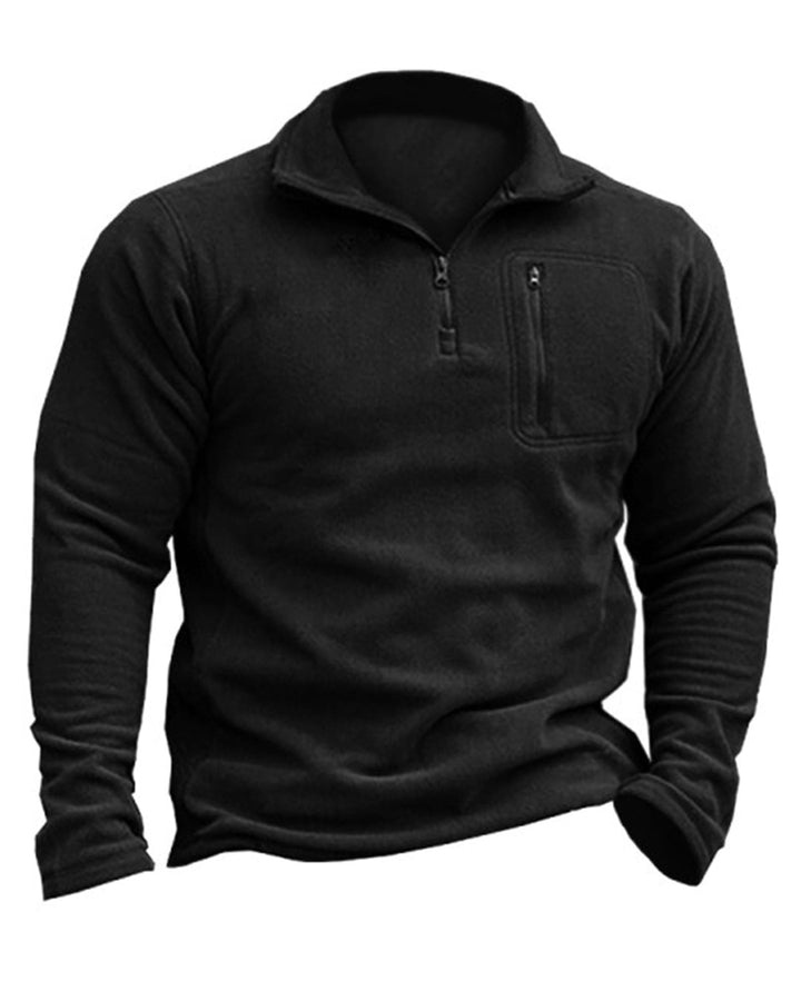 Beotyshow Herren Fleecepullover Militär Outdoor Fleecejacke Taktisch Sweatshirt Trekking Jacke Männe