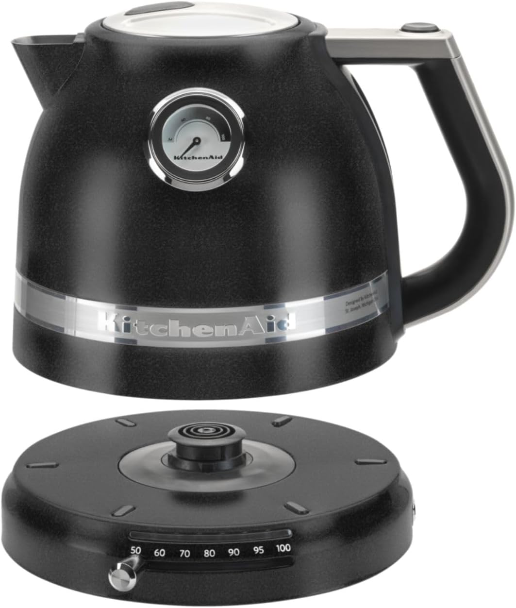 KitchenAid Wasserkocher mit Temperatureinstellung von 50 bis 100°C - Teekocher mit Temperaturanzeige