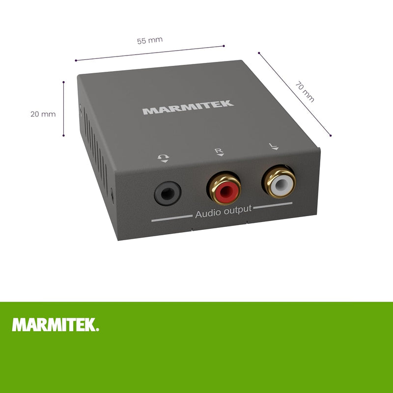 HDMI Extractor CEC - Marmitek CEC130 - Leite das Audio Signal vom Fernseher zum Verstärker ohne ARC