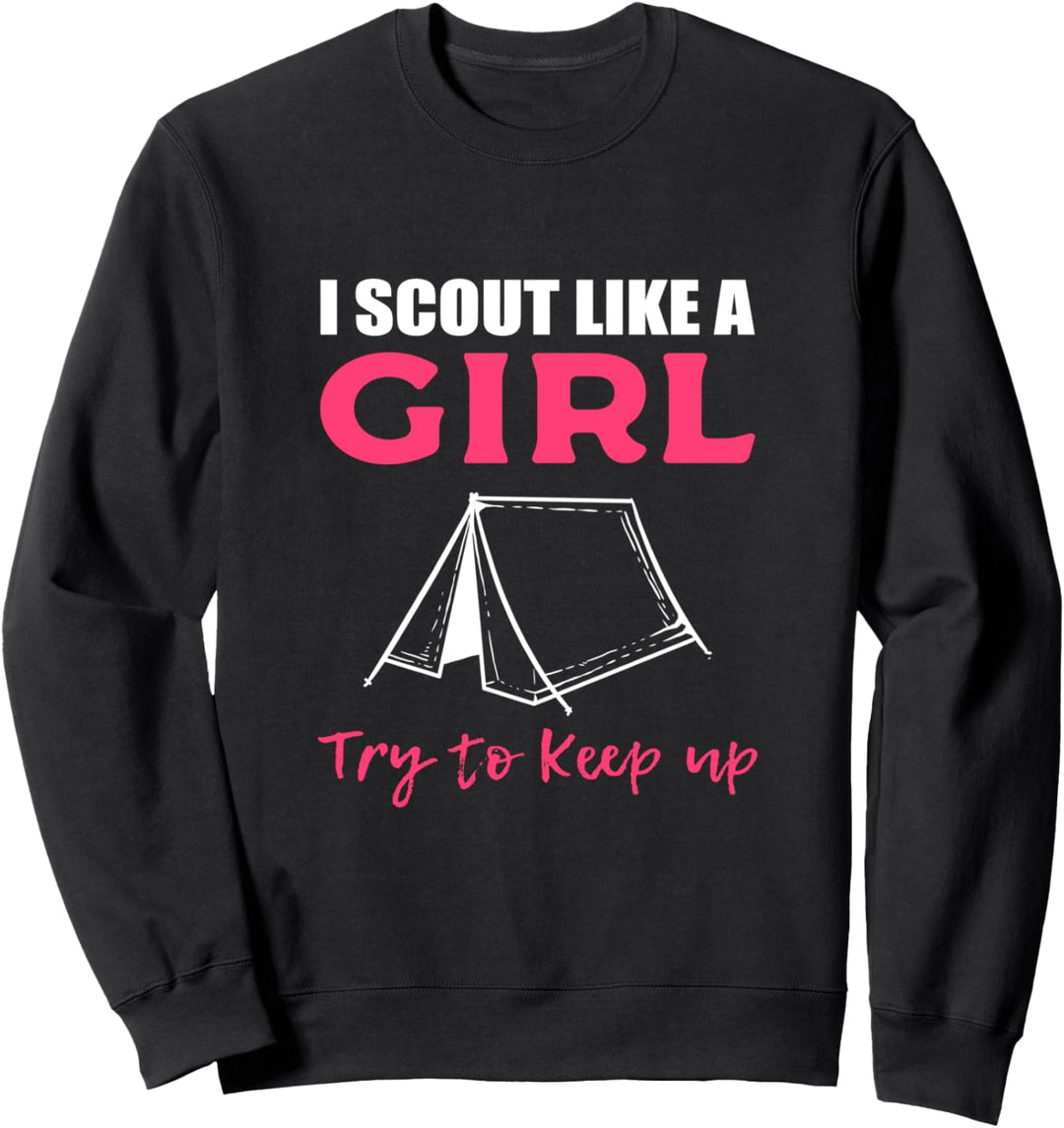 Pfadfinder wie Mädchen Waldläufer Sweatshirt