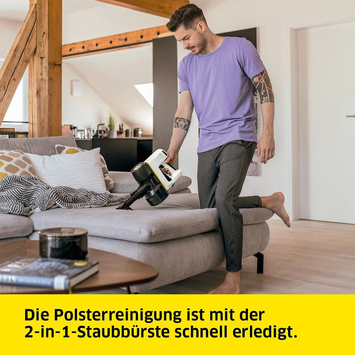 Kärcher Akku-Staubsauger VC 4 Cordless myHome, 2 Saugstufen, Laufzeit: bis zu 30 min., Gewicht: 2,3