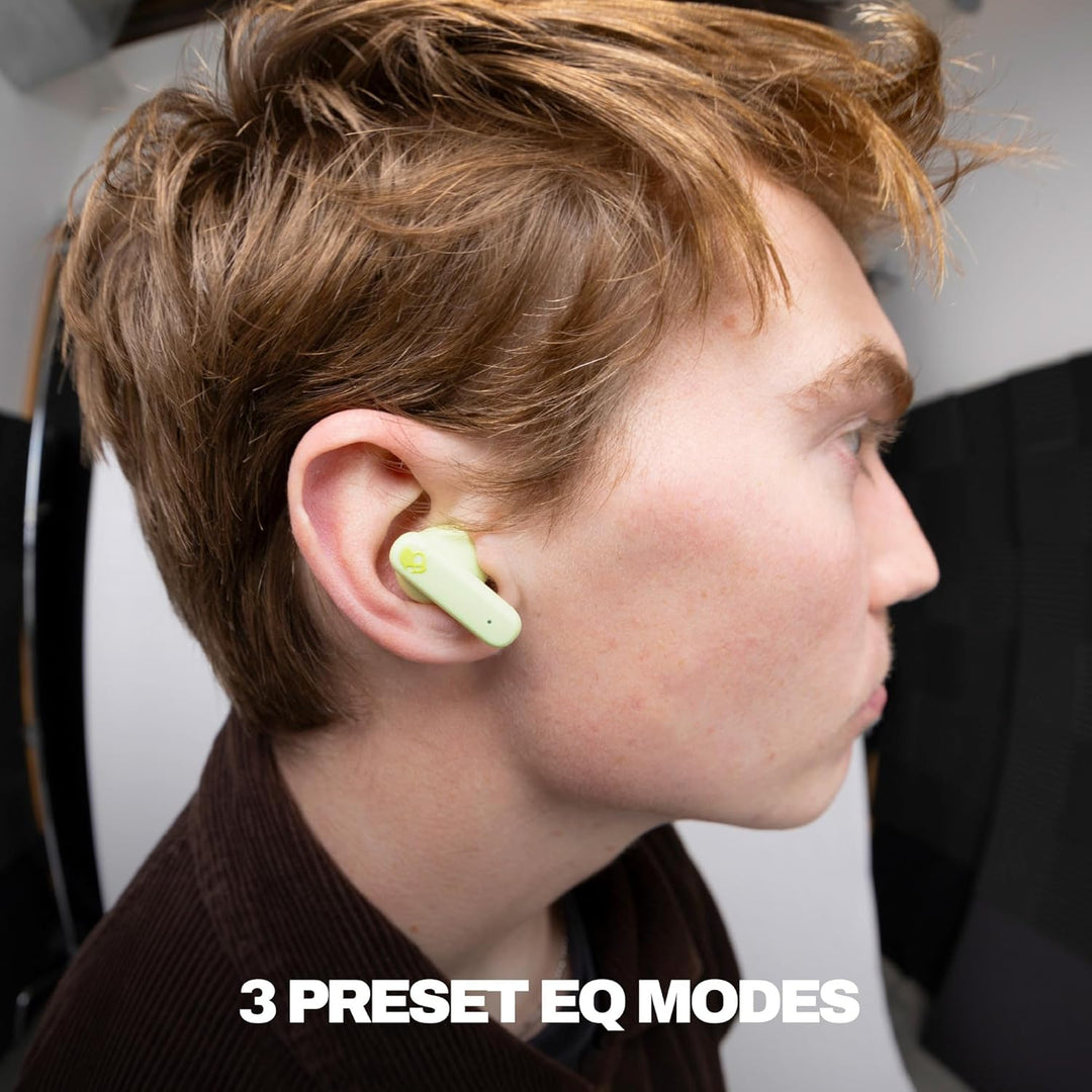 Skullcandy Smokin' Buds In-Ear Wireless-Kopfhörer, 20 Std. Akkulaufzeit, 50% nachhaltiger Kunststoff