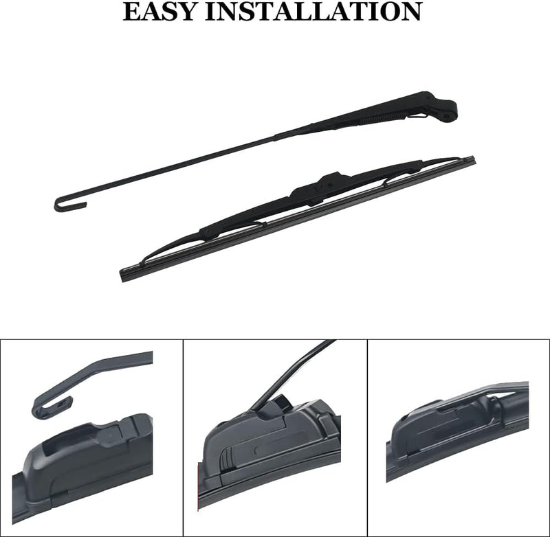 12V Elektro UTV Scheibenwischer Scheibenwischermotor Kit für Polaris Ranger RZR 900 1000 Can Am