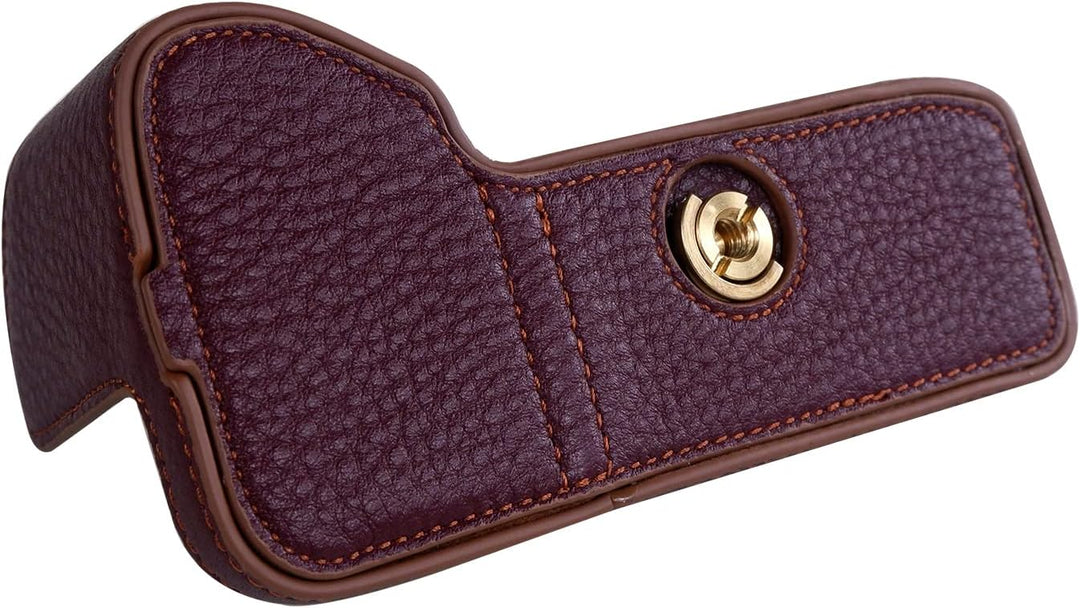 Rieibi Alpha 7 IV Kameratasche, Echtes Echtleder Tasche für Sony a7 IV a7S III A1 Digitalkamera, Sch