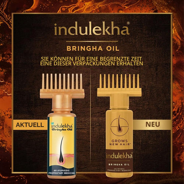 Indulekha Bhringa Haaröl, 100 ml, aus Indien, 2 Stück 200 ml (1er Pack), 200 ml (1er Pack)