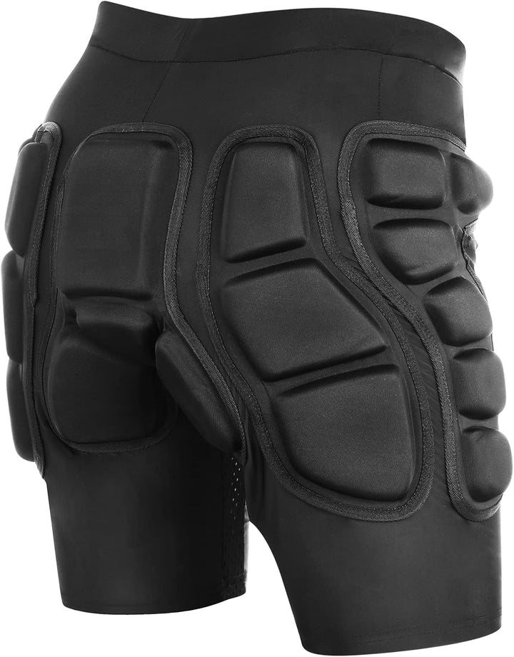 Relaxyee Schützende gepolsterte Shorts, 3D-Schutz, Kurze Hose, Hüftpolster-Kompressionsshorts, Aufpr