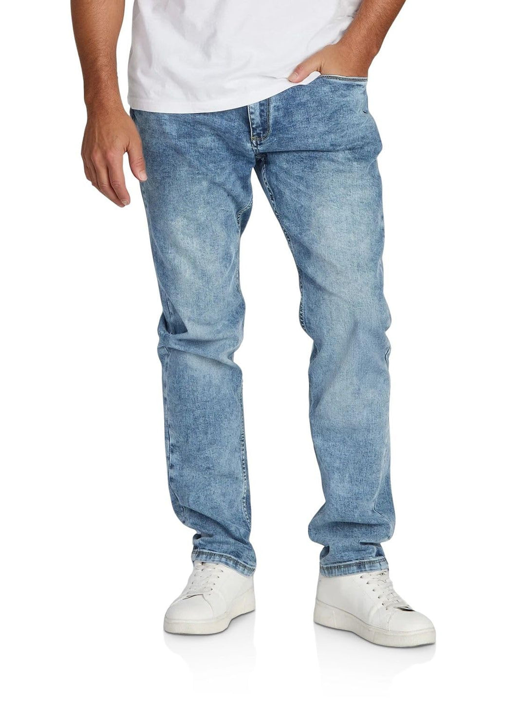 riverso Jeans Herren Stretch lang Straight Fit RIVChris Jeanshose Hose Schwarz Blau Grau 29 30 31 32
