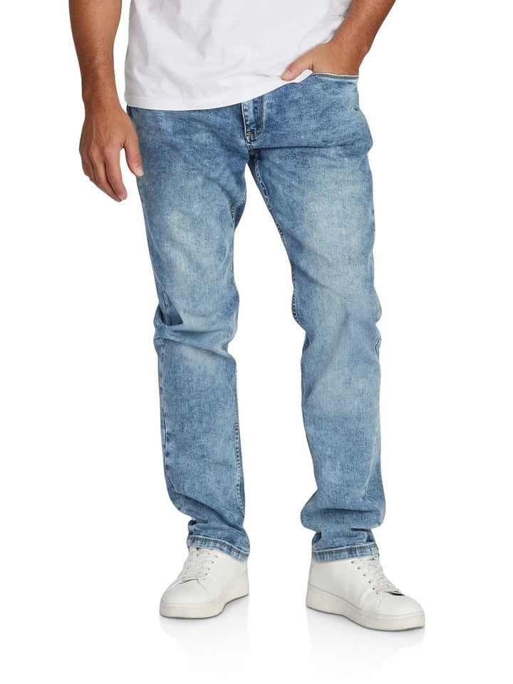 riverso Jeans Herren Stretch lang Straight Fit RIVChris Jeanshose Hose Schwarz Blau Grau 29 30 31 32