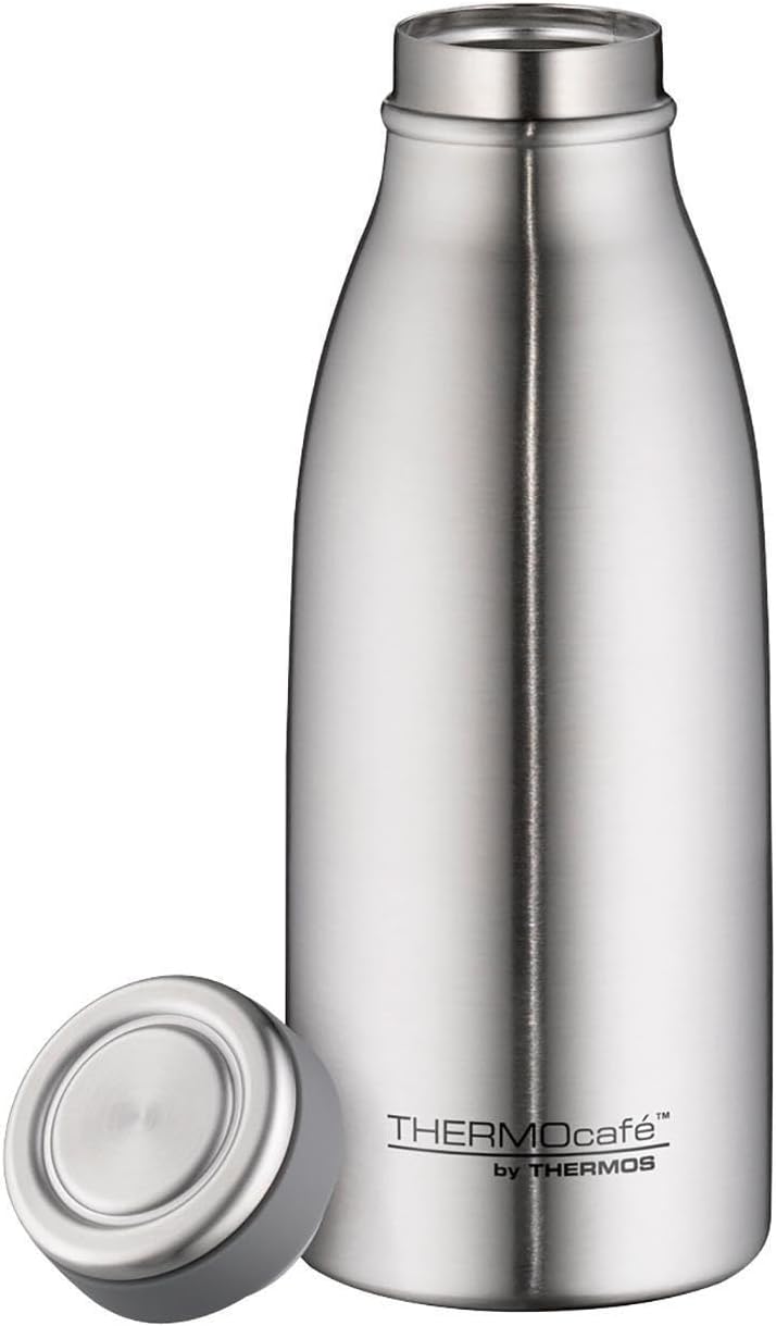 THERMOcafé by THERMOS, Borraccia termica, thermos isolante per bevande 0,35 l Mat Steel