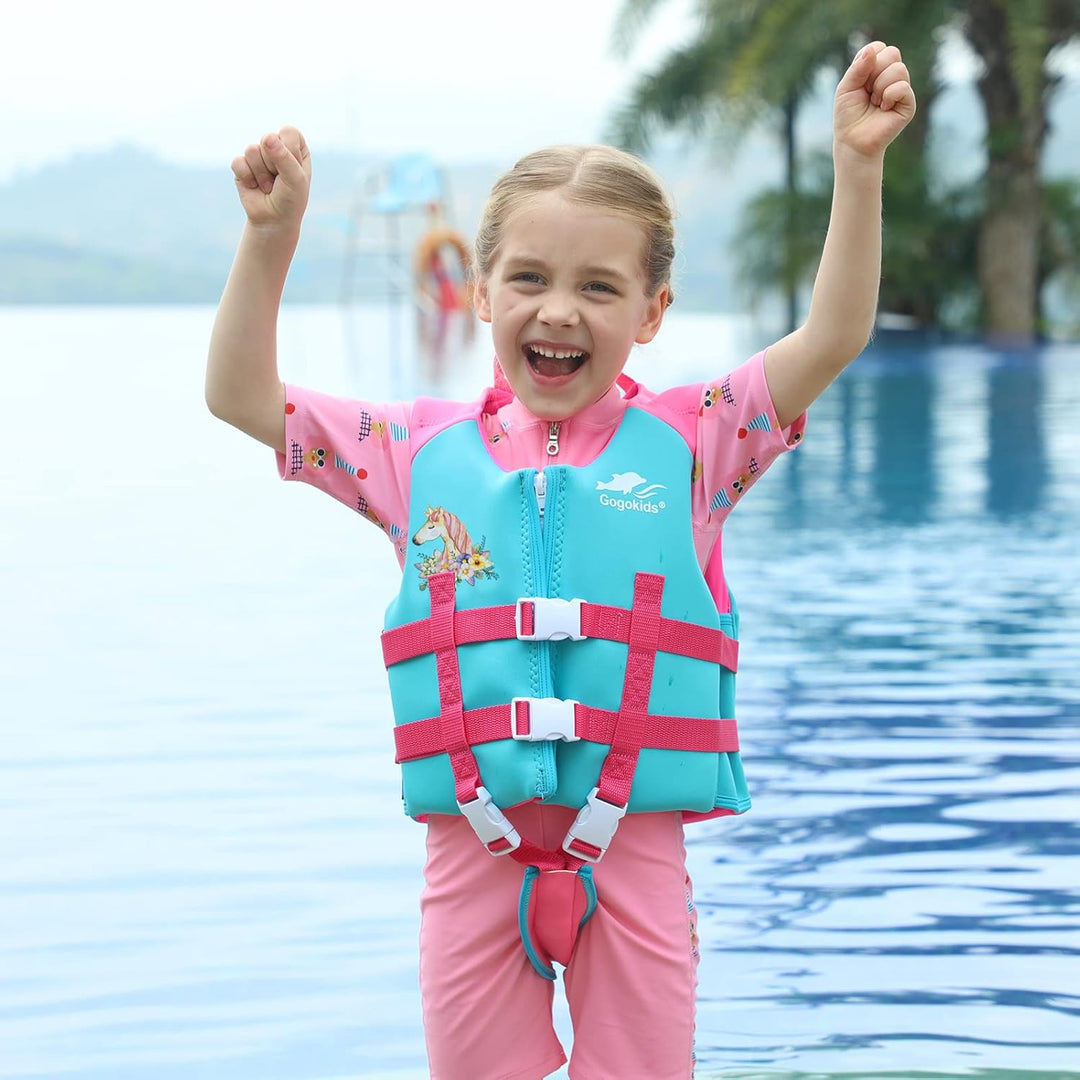 Gogokids Kinder Schwimmweste Float Jacket – Kleinkind Badeanzug Assist Bademode Schwimmtraining Auft