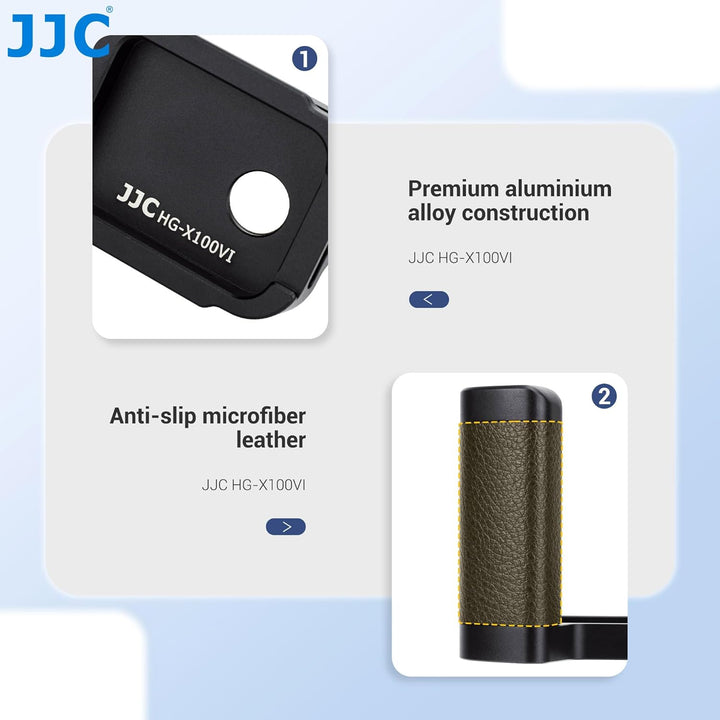 JJC Arca-Typ Kamera Handgriff für Fujifilm X100V, X100F Kompakte Digitalkamera Verbessern Sie das Ha