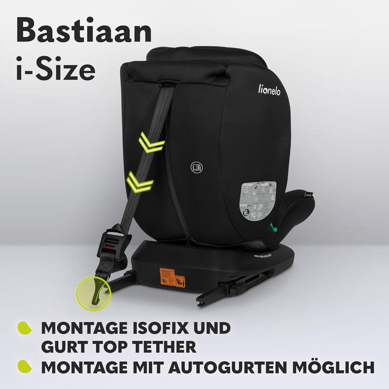 LIONELO Bastiaan RWF Baby- und Kleinkindautositz 0-36 kg von 40–150 cm 360° drehbar ISOFIX-zertifizi