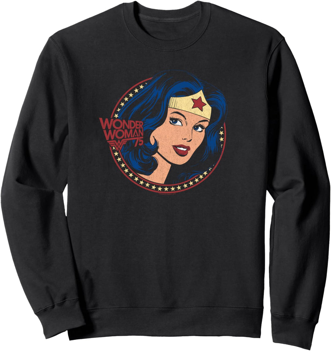 Wonder Woman 75 Starburst Portrait Sweatshirt