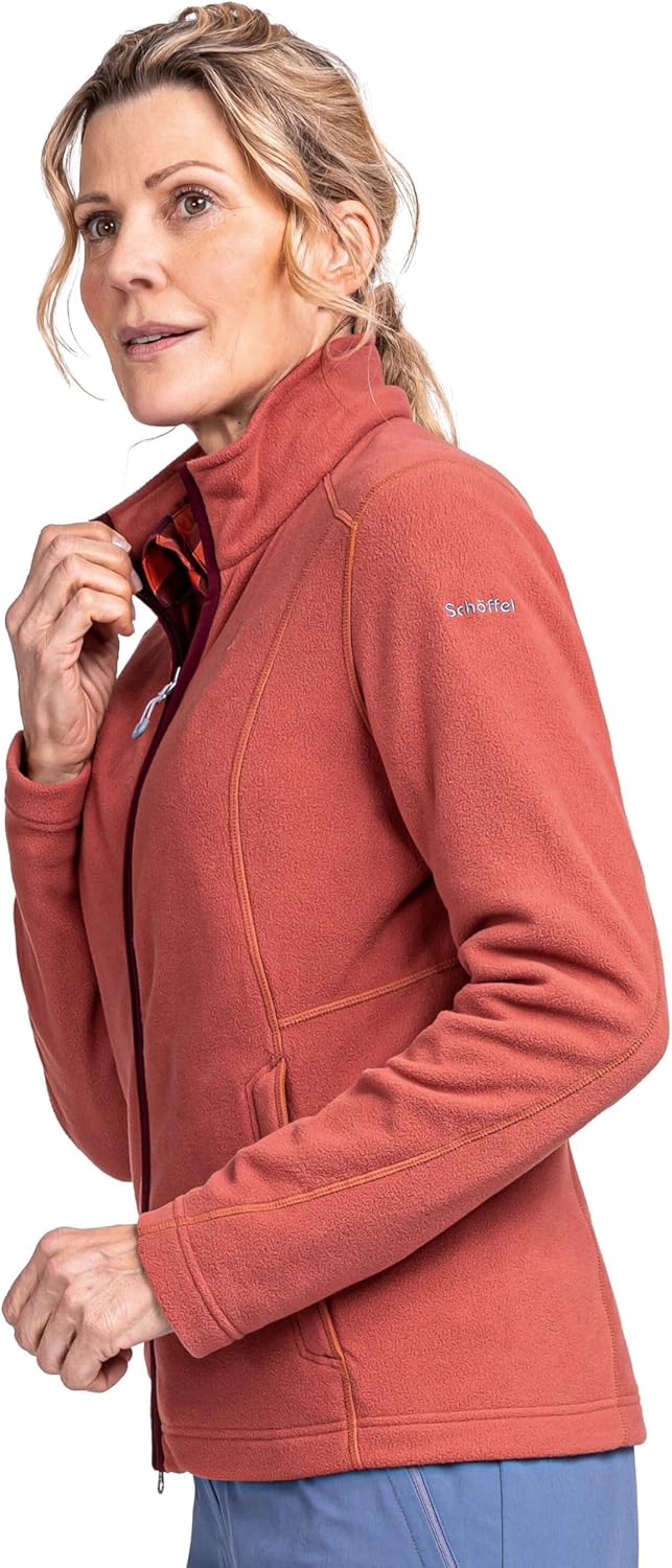 Schöffel Damen Fleece Jacket Leona3 Jacke, 40 burlwood