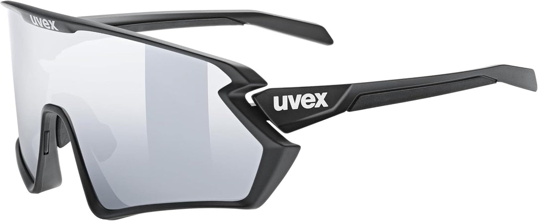 uvex Unisex Sportstyle 231 2.0 Set Sportbrille (1er Pack) Einheitsgrösse Black Matt/Silver, Einheits