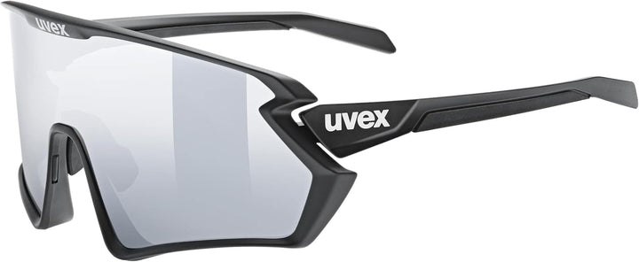 uvex Unisex Sportstyle 231 2.0 Set Sportbrille (1er Pack) Einheitsgrösse Black Matt/Silver, Einheits