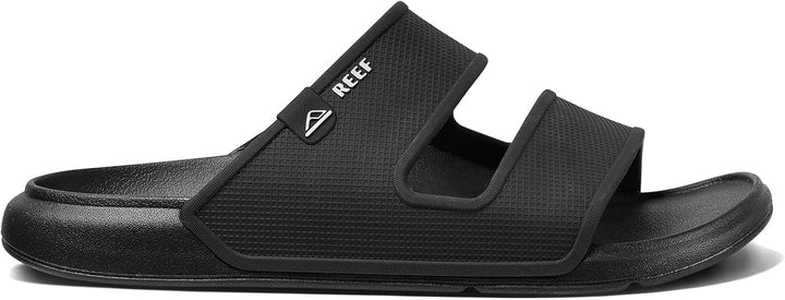 Reef Herren Oasis Double Up Schiebe-Sandalen 40 EU Schwarz, 40 EU Schwarz