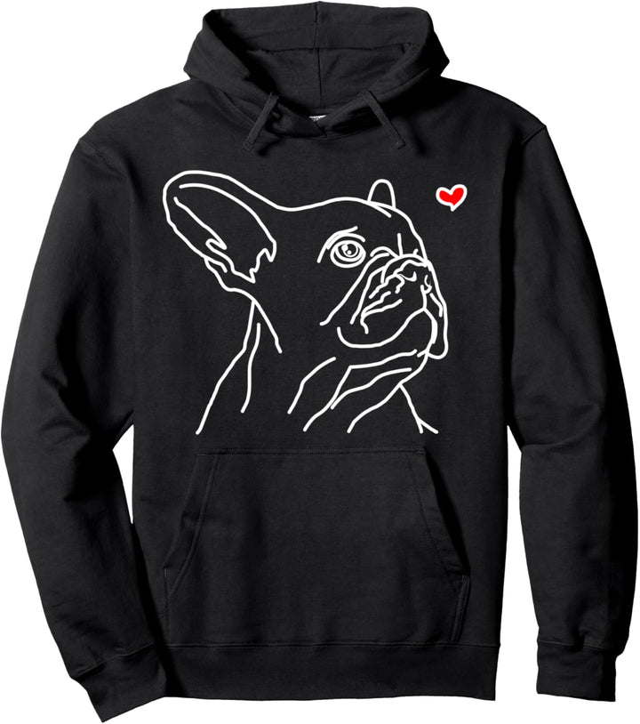 Französische Bulldogge Liebe Frauchen Frenchie Geschenkidee Pullover Hoodie
