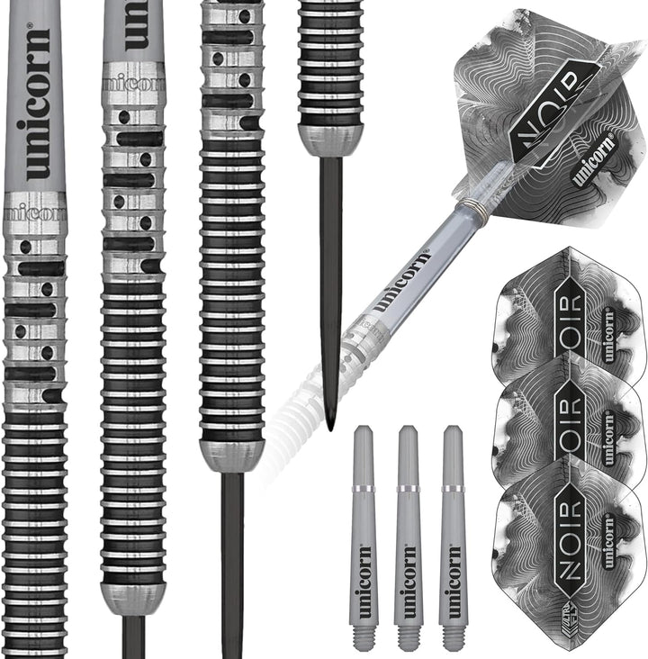 Unicorn Dartpfeil-Set mit Stahlspitze, Gary The Flying Scotsman, Anderson Noir, Phase 3 und 5, 90% W